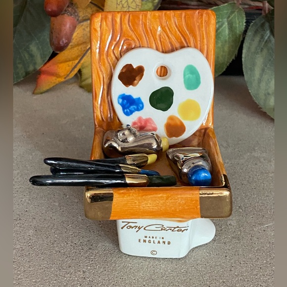 Tony Carter Van Gogh Starry Night Teapot English Pottery Artist Collectible Gift - Picture 16 of 16